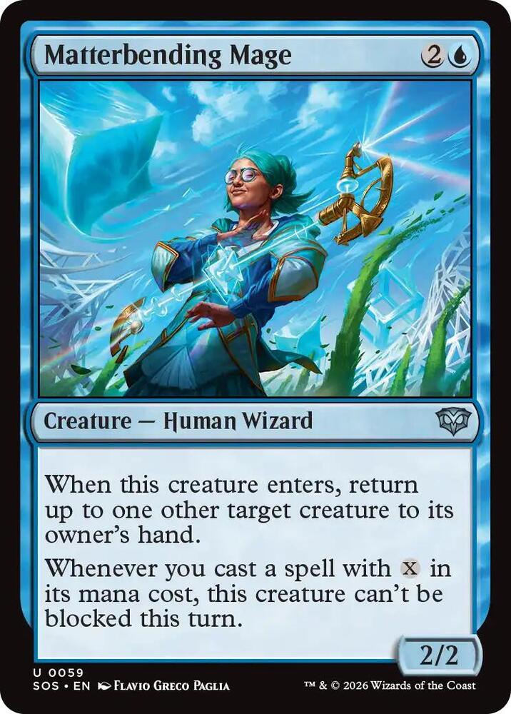 SOS - Secrets of Strixhaven - Matterbending Mage Magic The Gathering