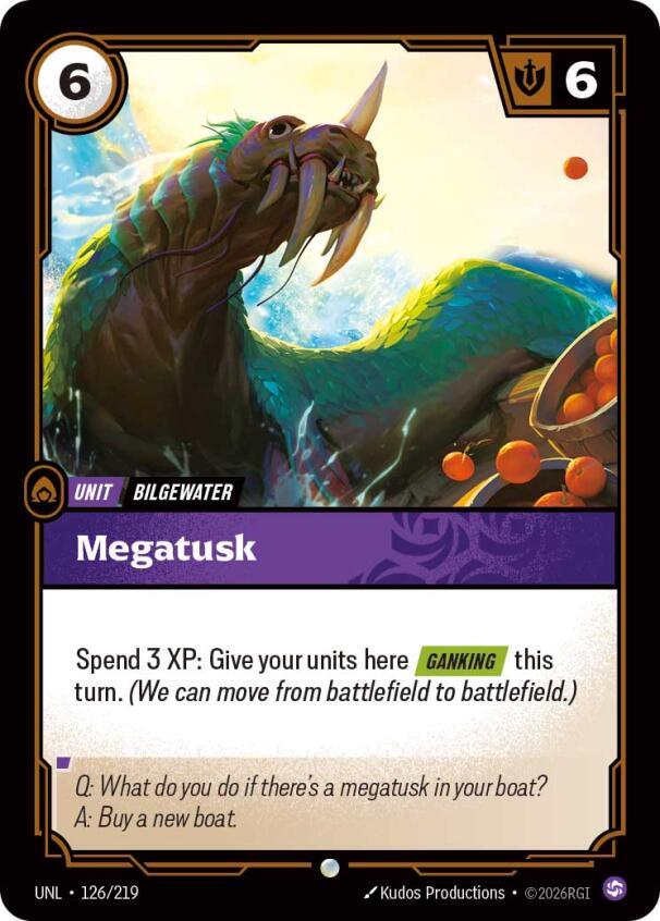 [UNL] - Riftbound: Unleashed - Megatusk Riftbound