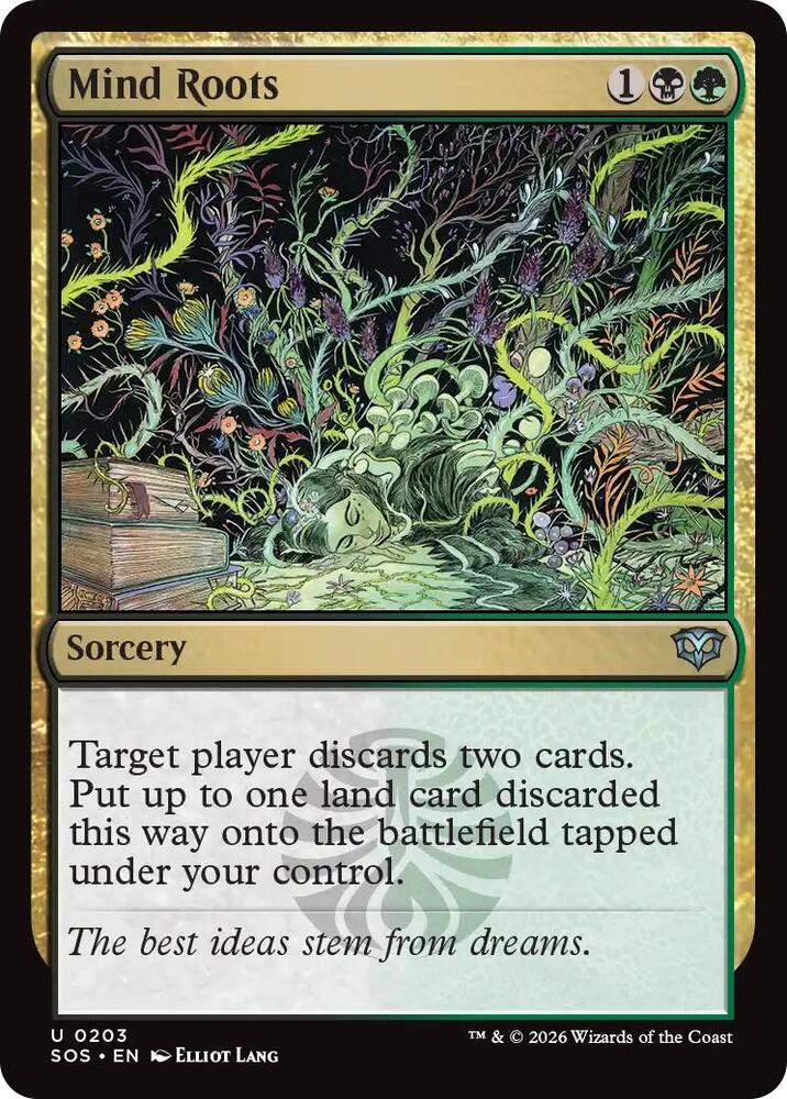 SOS - Secrets of Strixhaven - Mind Roots Magic The Gathering