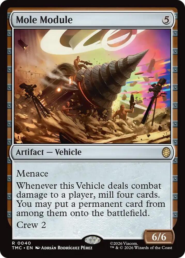 TMC - Teenage Mutant Ninja Turtles - Mole Module Magic The Gathering
