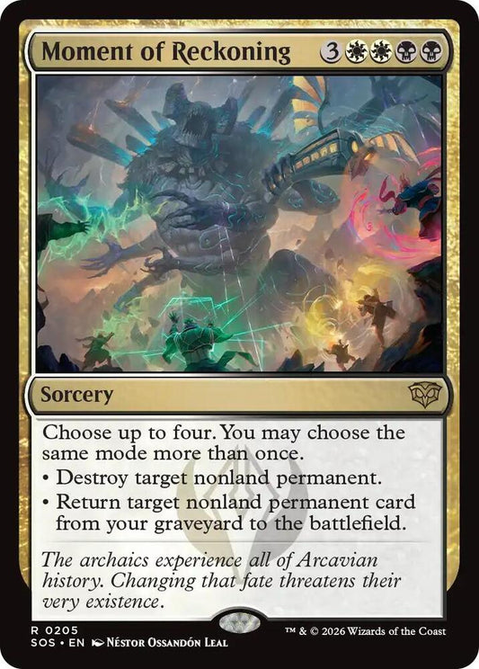 SOS - Secrets of Strixhaven - Moment of Reckoning Magic The Gathering