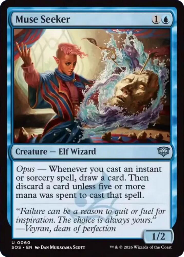 SOS - Secrets of Strixhaven - Muse Seeker Magic The Gathering