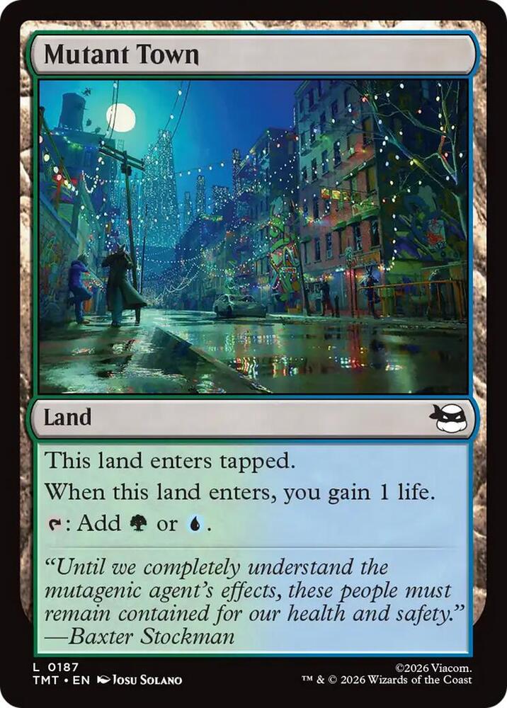 TMT - Teenage Mutant Ninja Turtles - Mutant Town (FOIL) Magic The Gathering