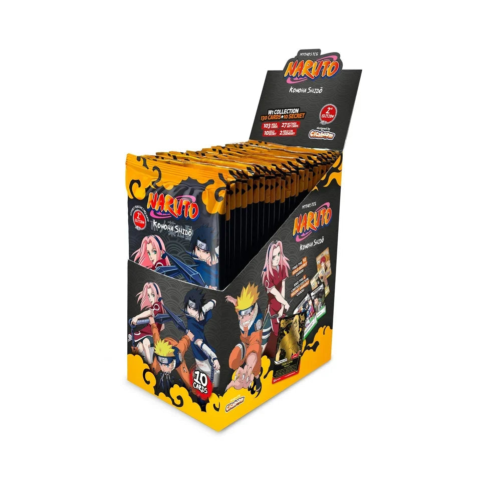 New Naruto Mythos TCG - 2nd Edition Konoha Shido Booster Box Armchair Generals