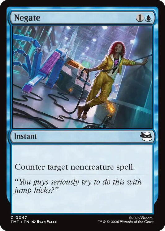 TMT - Teenage Mutant Ninja Turtles - Negate Magic The Gathering