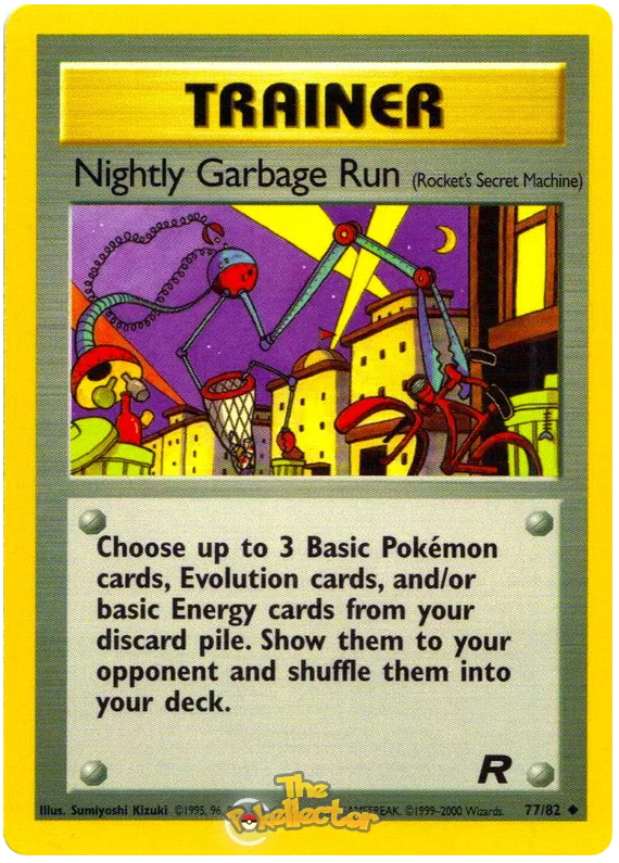 Nightly Garbage Run (77/82) [Team Rocket Unlimited] HEAVILY PLAYED Pokemon