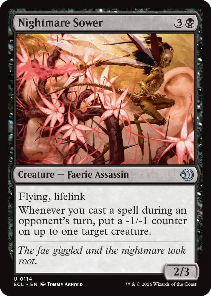 ECL - Lorwyn Eclipsed MTG Card - Nightmare Sower Magic The Gathering