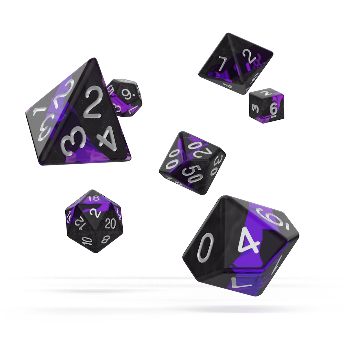 oakie doakie DICE RPG Set Enclave: Amethyst (7) Oakie Doakie