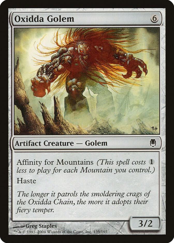 DST - Darksteel - Oxidda Golem Magic The Gathering