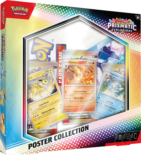Pokemon: Scarlet & Violet Prismatic Evolutions: Poster Collection Pokemon