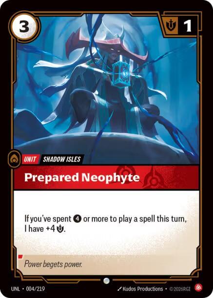 [UNL] - Riftbound: Unleashed - Prepared Neophyte Riftbound