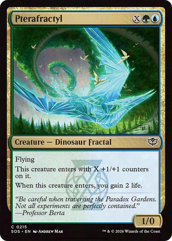 SOS - Secrets Of Strixhaven - Pterafractyl Magic The Gathering