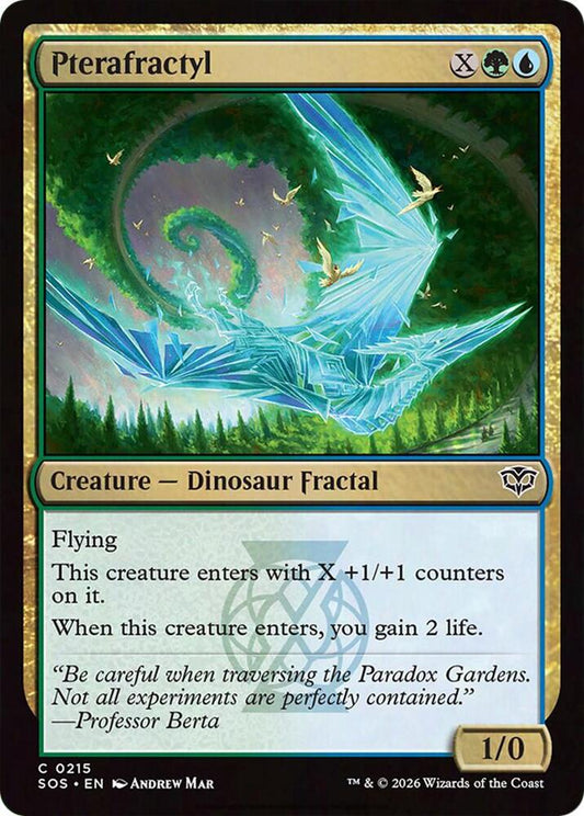 SOS - Secrets Of Strixhaven - Pterafractyl Magic The Gathering