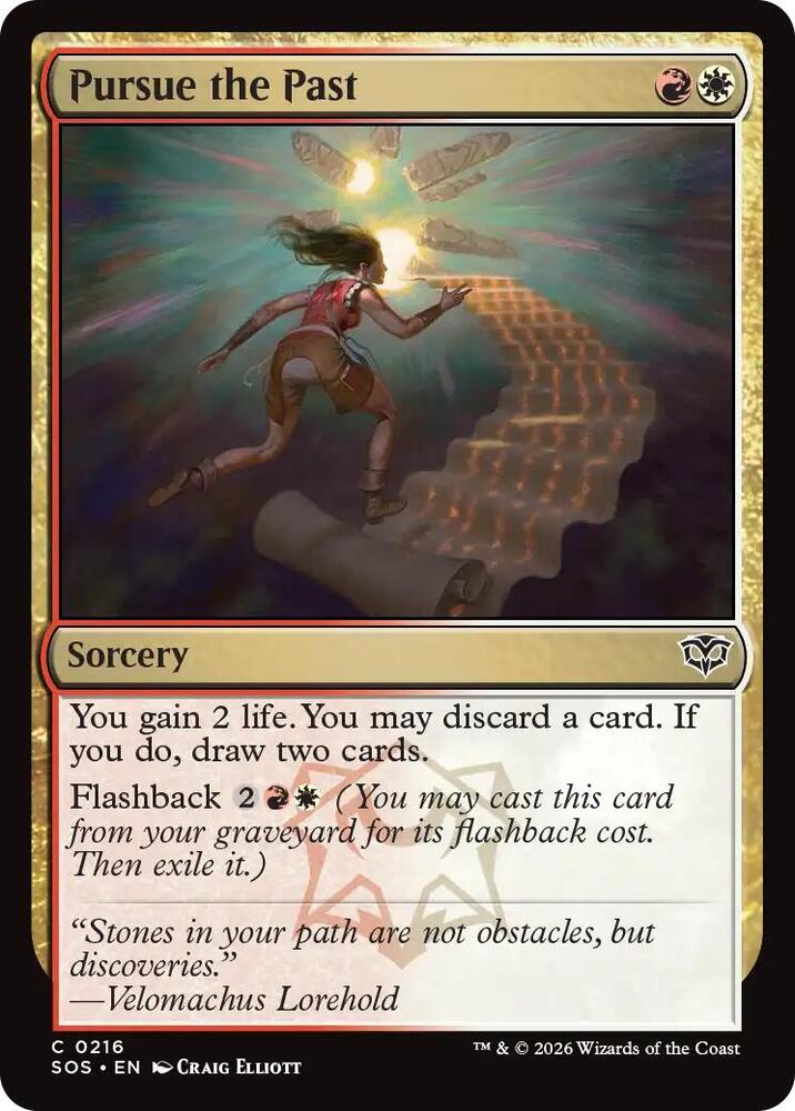 SOS - Secrets Of Strixhaven - Pursue the Past Magic The Gathering
