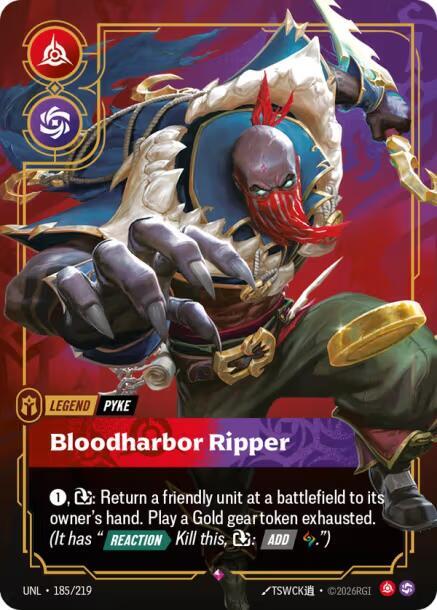 [UNL] - Riftbound: Unleashed - Pyke: Bloodharbor Ripper Riftbound