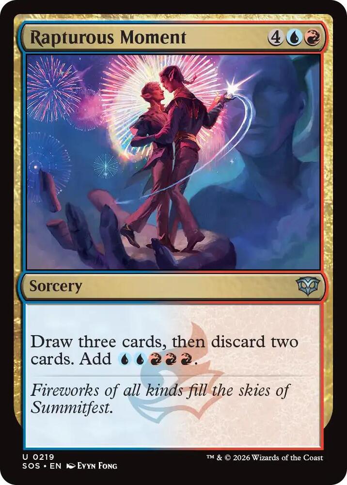 SOS - Secrets of Strixhaven - Rapturous Moment Magic The Gathering