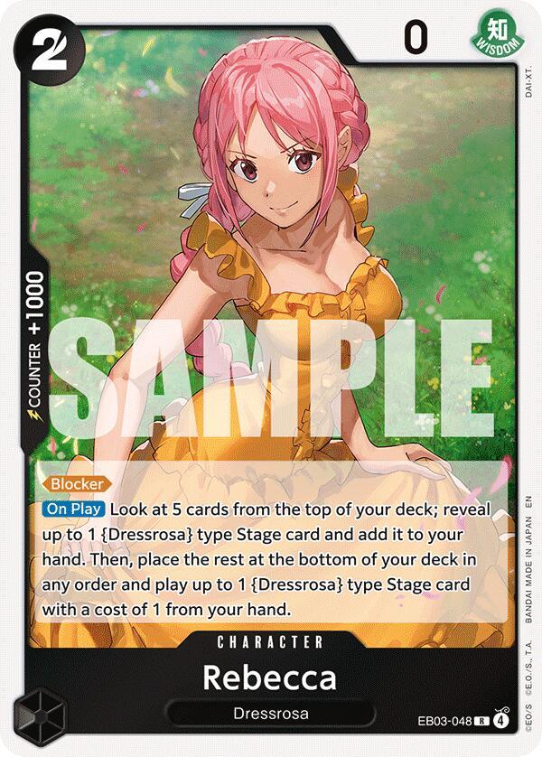 Rebecca - Extra Booster: One Piece Heroines Edition [EB03-048] (Simplified Chinese Version) One Piece