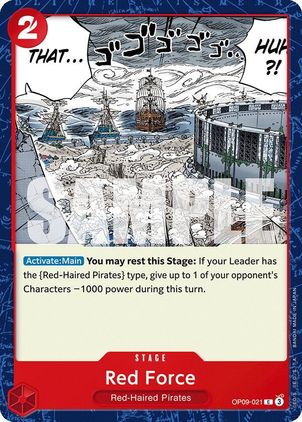 Red Force - Emperors in the New World [OP09-021] One Piece