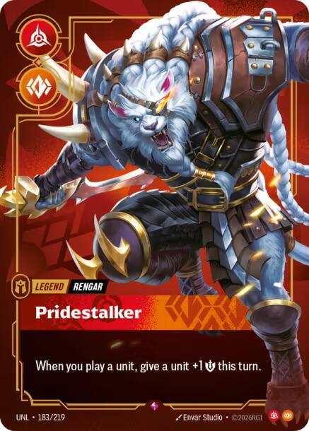 [UNL] - Riftbound: Unleashed - Rengar: Pridestalker Riftbound