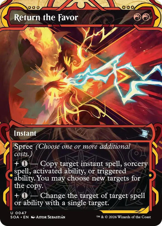 SOA - Secrets of Strixhaven: Mystical Archive - Return the Favor (FOIL) Magic The Gathering