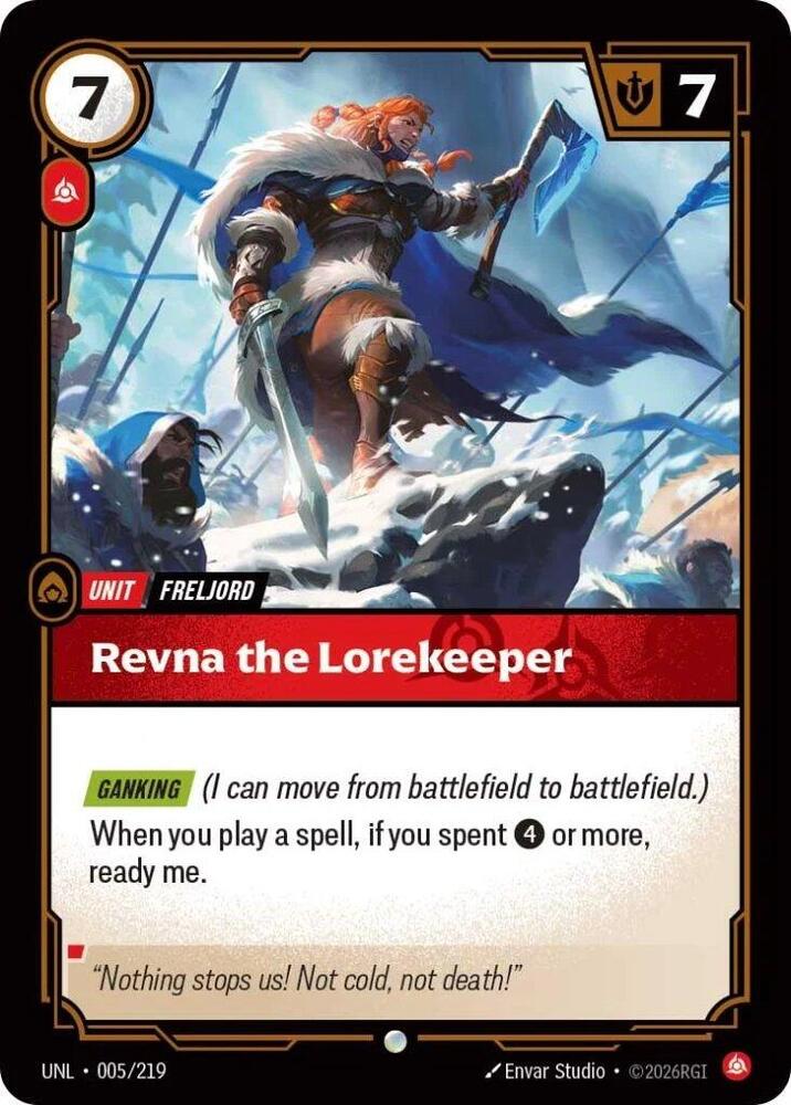 [UNL] - Riftbound: Unleashed - Revna the Lorekeeper Riftbound