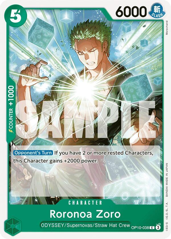 Roronoa Zoro - Royal Blood [OP10-038] (Simplified Chinese Version) One Piece