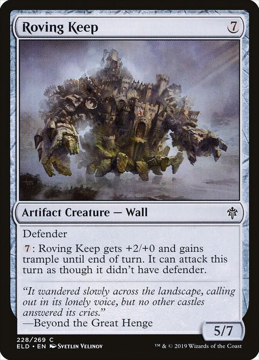 ELD - Throne of Eldraine - Roving Keep Magic The Gathering
