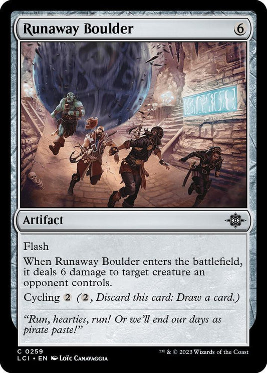 LCI - The Lost Caverns of Ixalan - Runaway Boulder Magic The Gathering