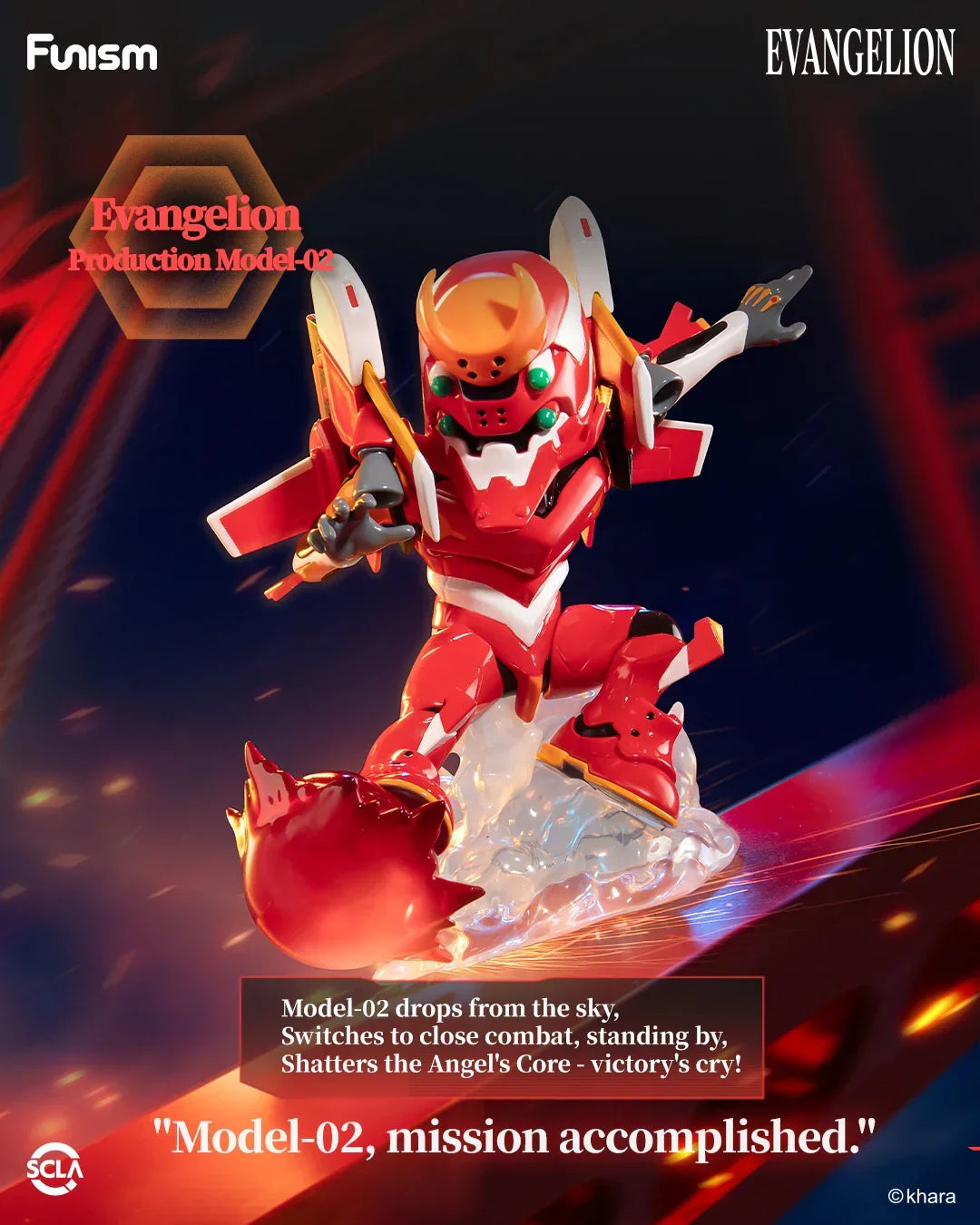 FUNISM - EVA Vol.1 Neon Genesis Evangelion Blind Box Figurine Series Armchair Generals