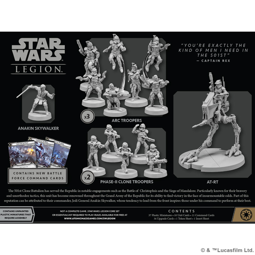 Star Wars Legion - 501st Legion Starter Set Armchair Generals