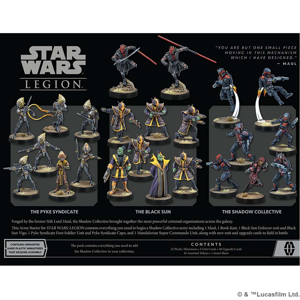 Star Wars Legion - Shadow Collective Starter Set Star Wars