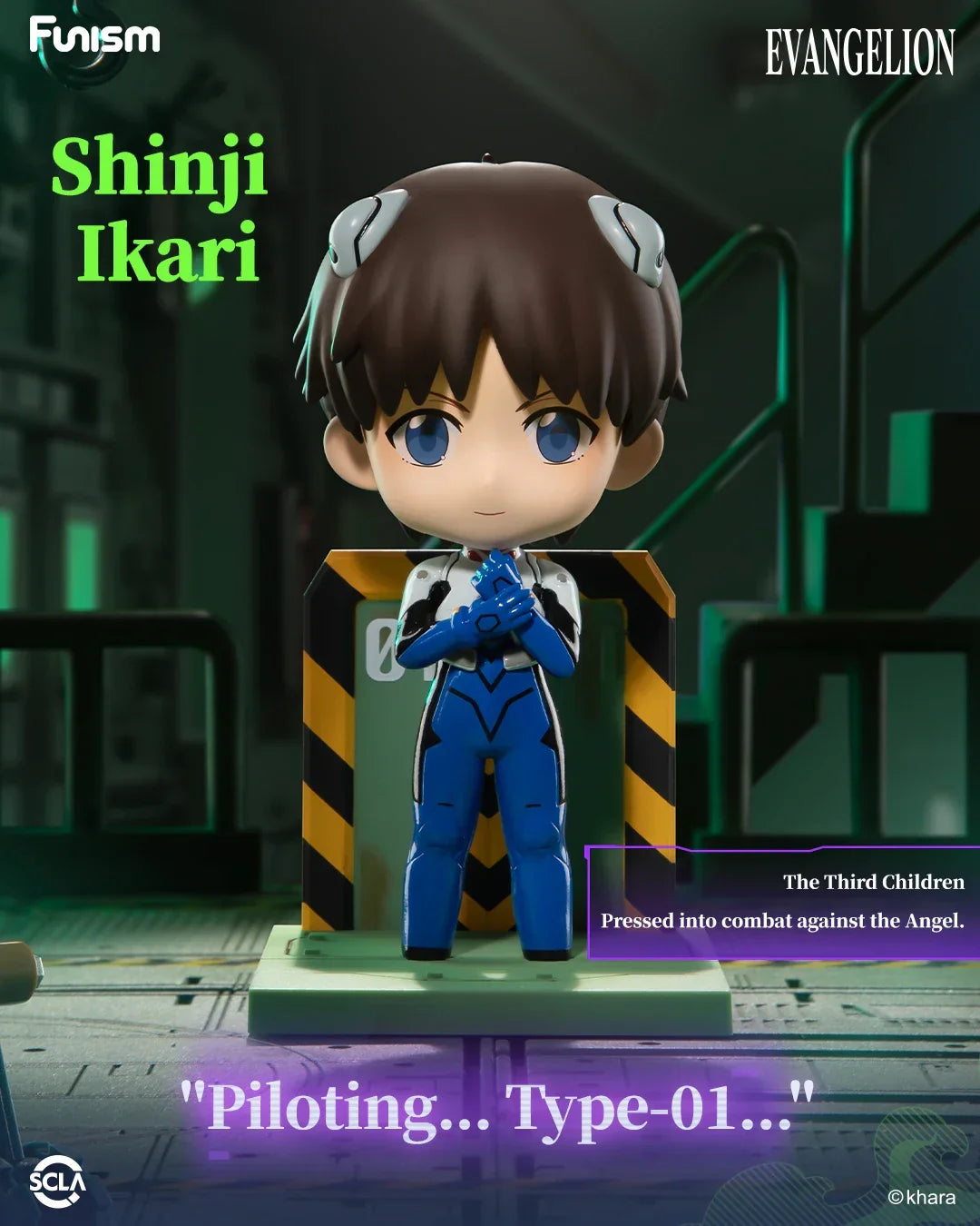 FUNISM - EVA Vol.1 Neon Genesis Evangelion Blind Box Figurine Series Armchair Generals