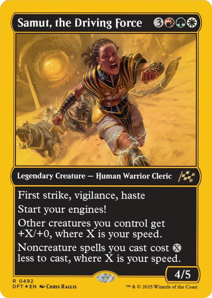 Samut, the Driving Force - Aetherdrift Armchair Generals