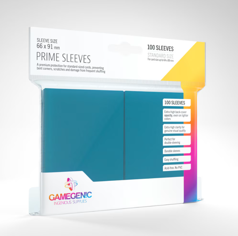 GameGenic - Prime Sleeves: Blue (100) GameGenic