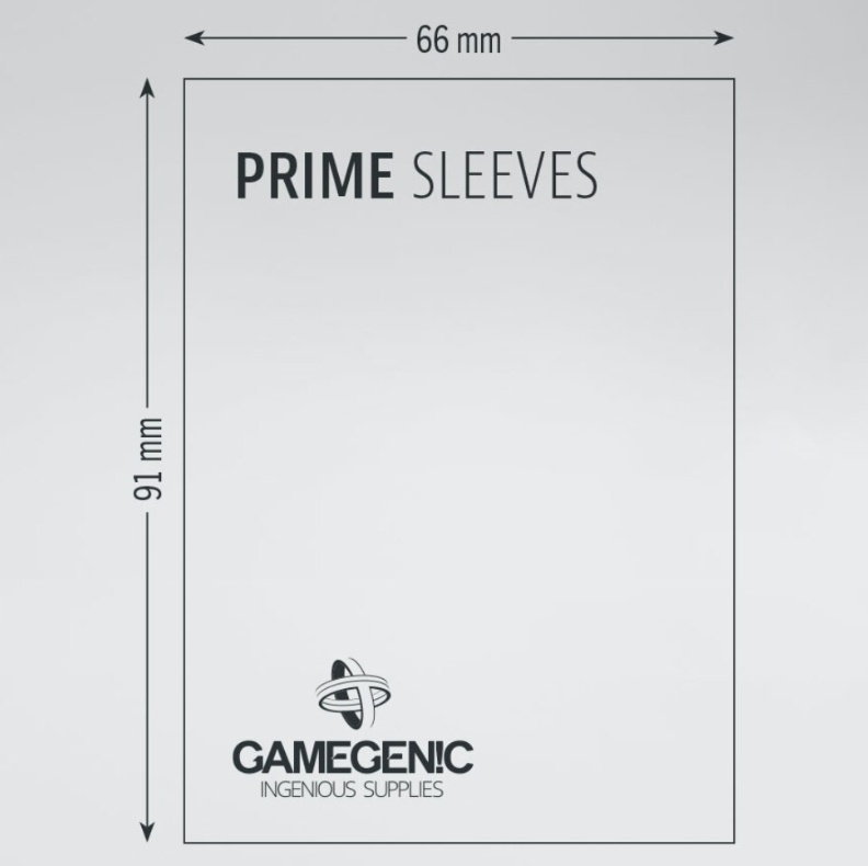 GameGenic - Prime Sleeves: Blue (100) GameGenic