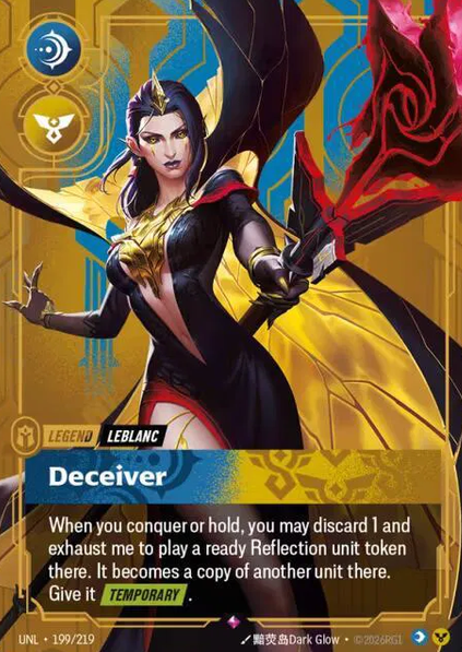 LeBlanc - Deceiver UNL - 199/219 Armchair Generals