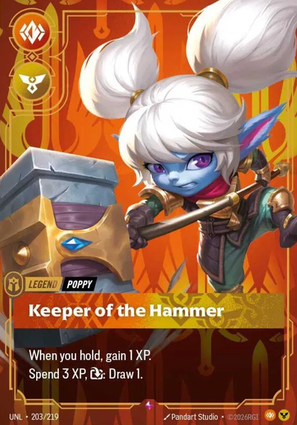 Poppy - Keeper of the Hammer UNL - 203/219 Armchair Generals