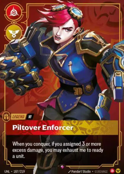 VI - Piltover Enforcer UNL - 187/219 Armchair Generals