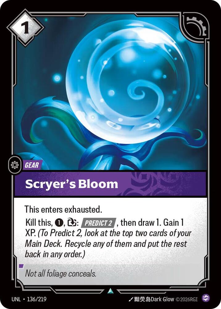 [UNL] - Riftbound: Unleashed  - Scryer's Bloom Riftbound