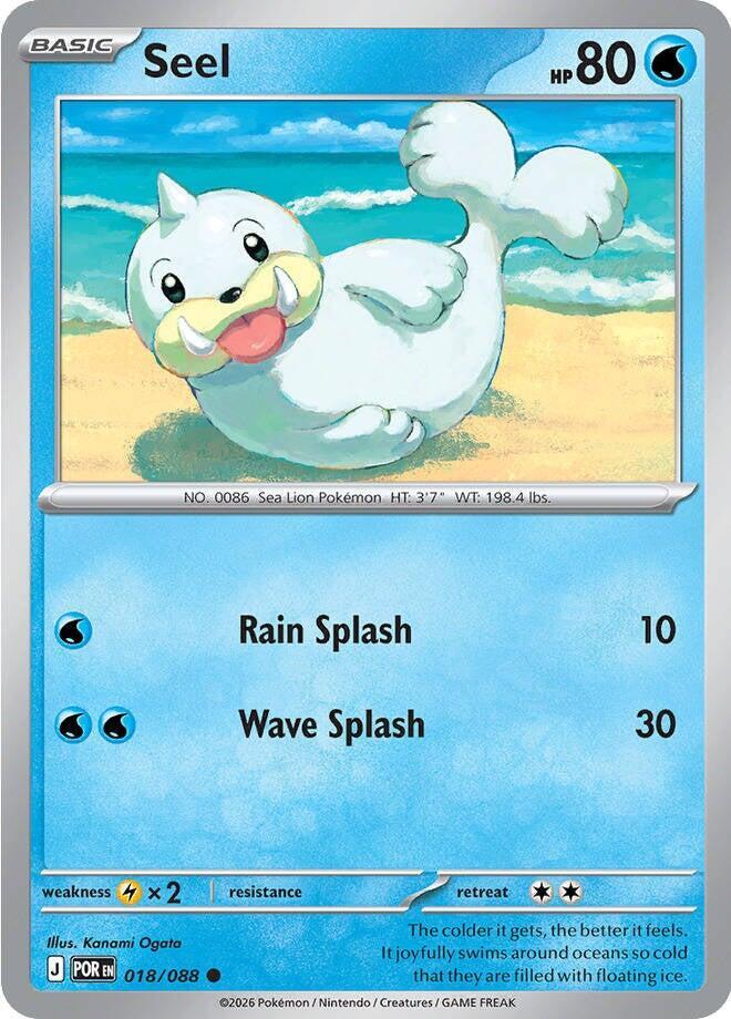 Pokemon - Perfect Order (POR) - Seel - 018/088 Pokemon
