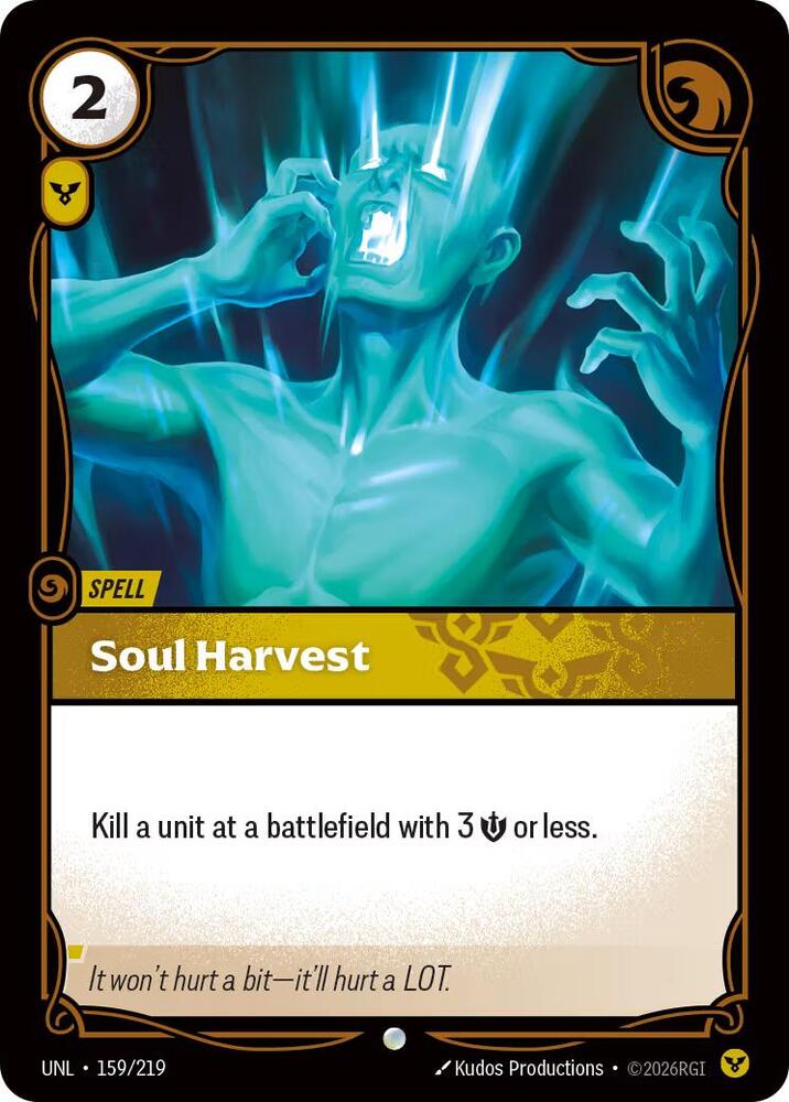 [UNL] - Riftbound: Unleashed  - Soul Harvest Riftbound