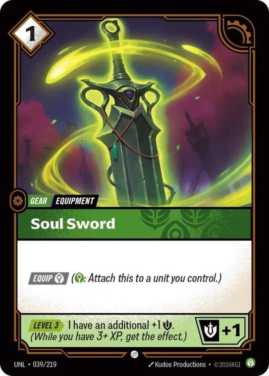 [UNL] - Riftbound: Unleashed - Soul Sword Riftbound