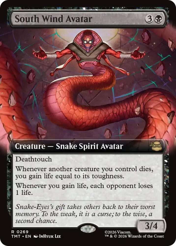 TMT - Teenage Mutant Ninja Turtles - South Wind Avatar (Extended Art) Magic The Gathering