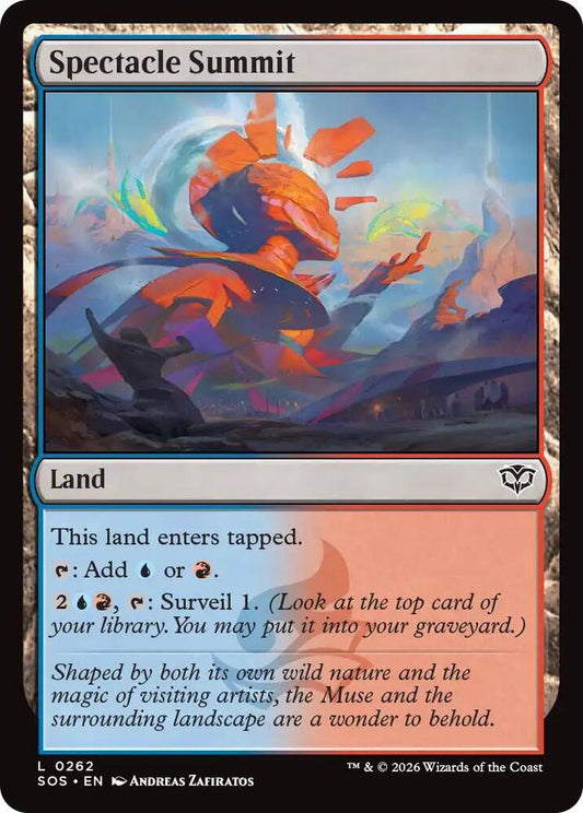 SOS - Secrets of Strixhaven - Spectacle Summit Magic The Gathering