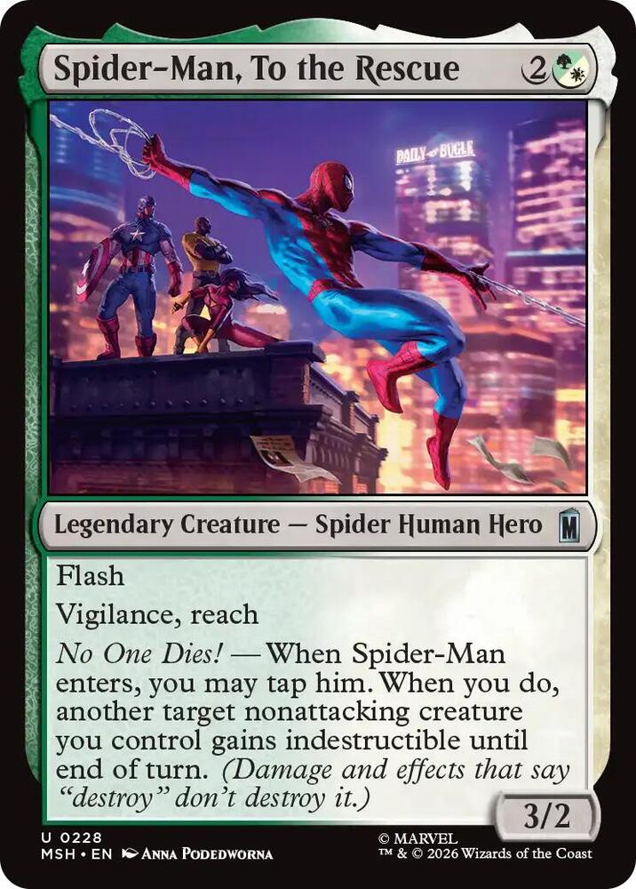 MSH - Marvel Super Heroes - Spider-Man, To the Rescue Magic The Gathering