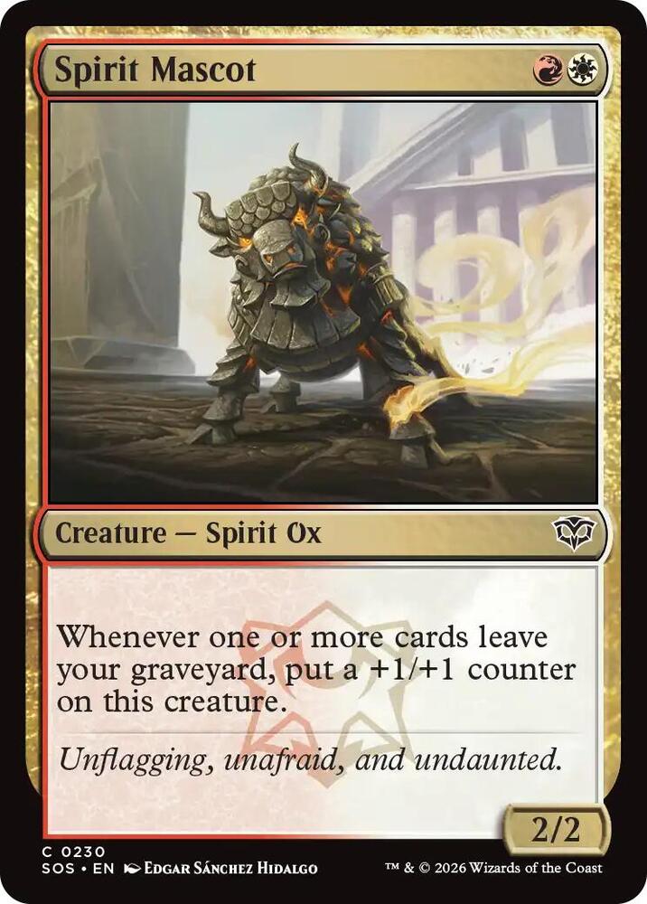 SOS - Secrets Of Strixhaven - Stadium Mascot Magic The Gathering
