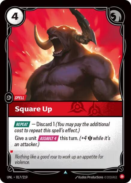 [UNL] - Riftbound: Unleashed  - Square Up Riftbound