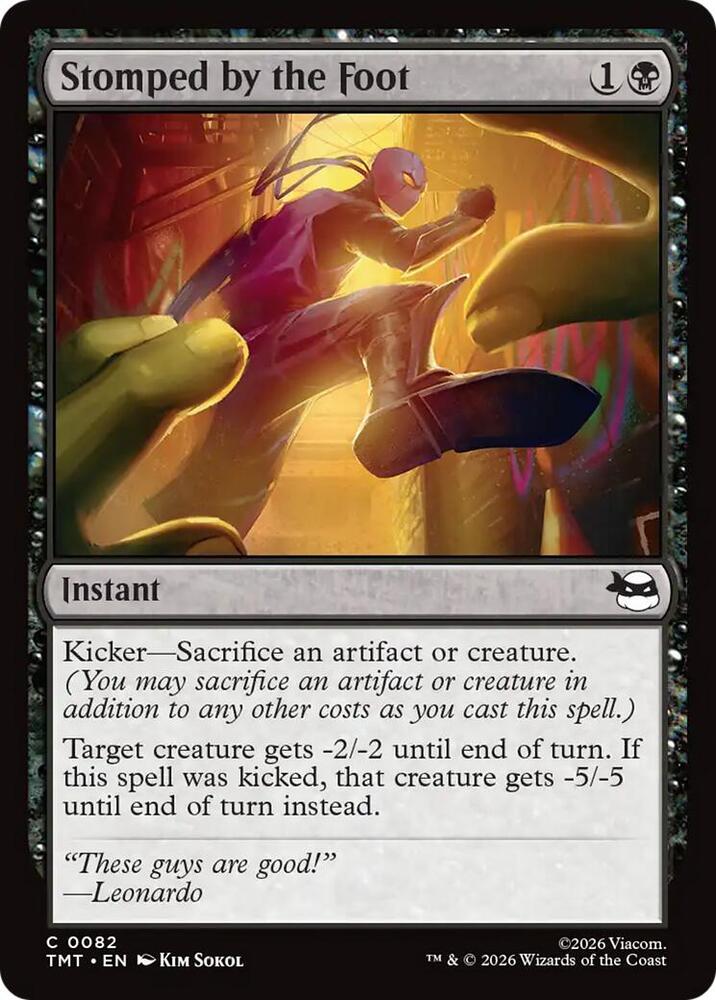 TMT - Teenage Mutant Ninja Turtles - Stomped by the Foot Magic The Gathering