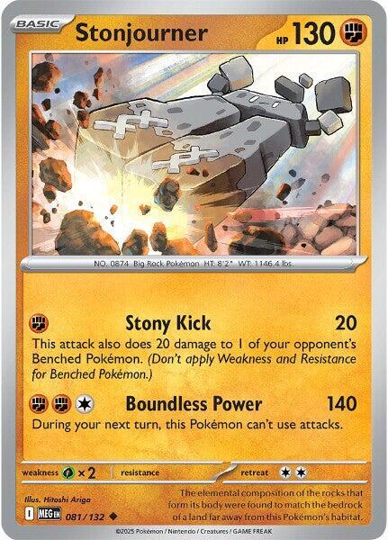 Pokemon - Mega Evolution [MEG] - Stonjourner - 081/132 (Reverse Foil) Pokemon