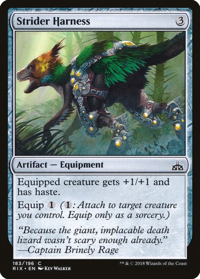 RIX - Rivals of Ixalan - Strider Harness Magic The Gathering